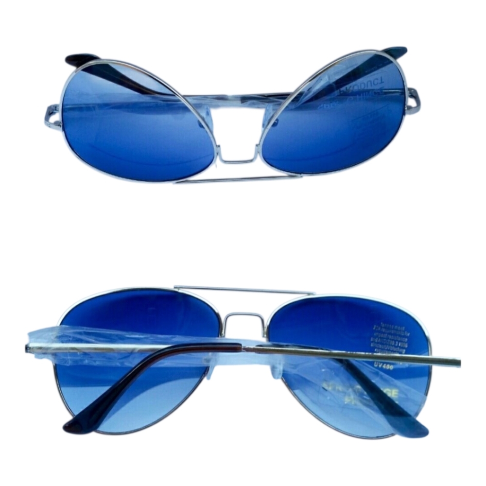 Blue Shade Aviator Sunglasses
